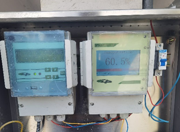 Na-22放射性儀表礦業公司濃密機下口礦漿濃度測量工況(圖2) Na-22放射性儀表礦業公司濃密機下口礦漿濃度測量工況(圖2)