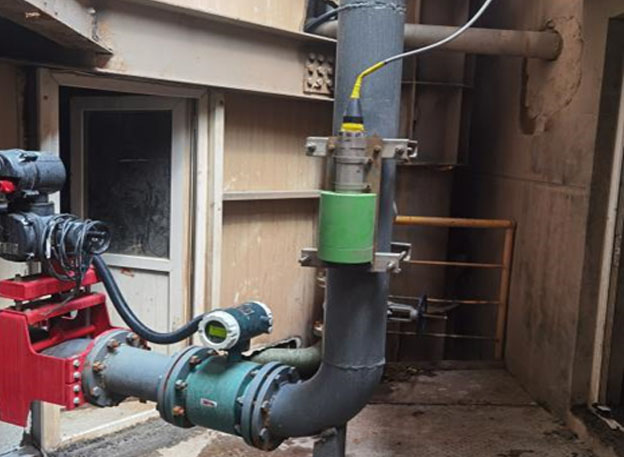 Na-22放射性儀表攪拌倉進(jìn)沙管道密度測(cè)量案例(圖1)