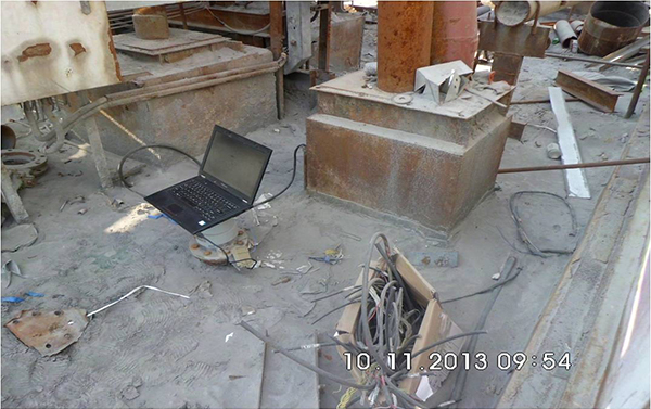 西山煤電-利馬克雷達物位計工況現場